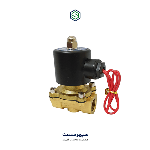 Electric steering valve 2W alloy size 1 inch
