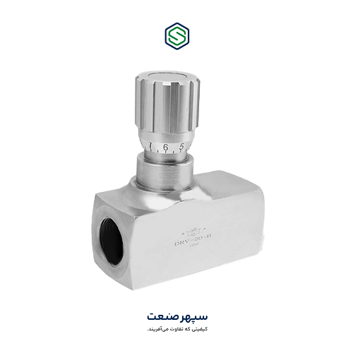 Flow control with hydraulic valve size 1/2