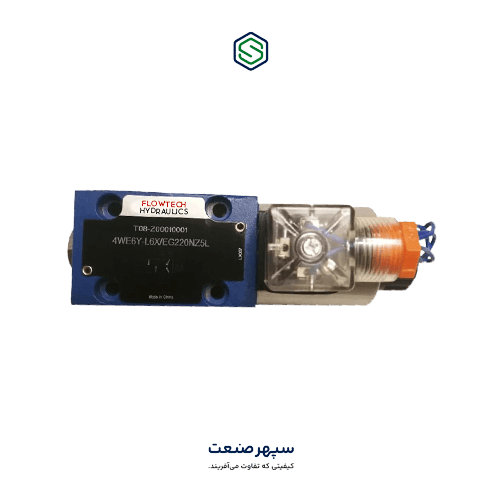 Hydraulic electric steering valve 4WE6D cross-parallel 1/4 Flowtech brand